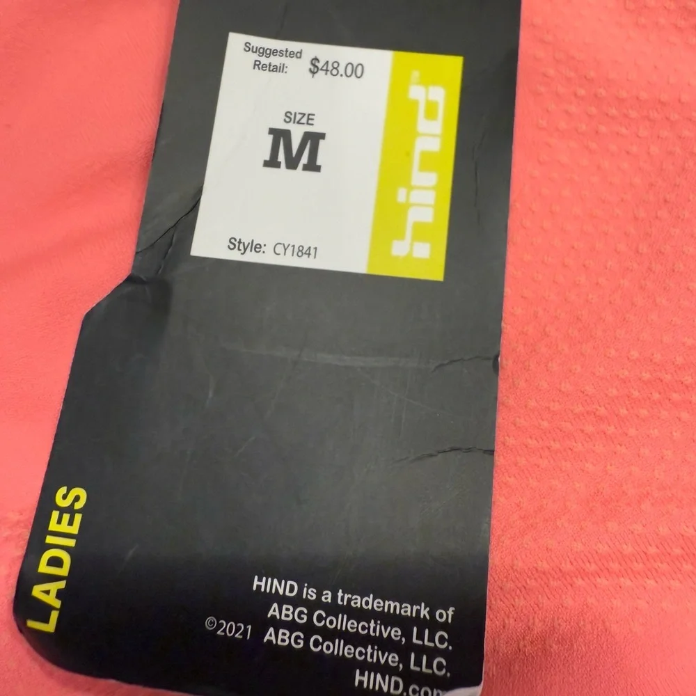 Hind vibrant pinkish orange running jacket size medium - Picture 7 of 16